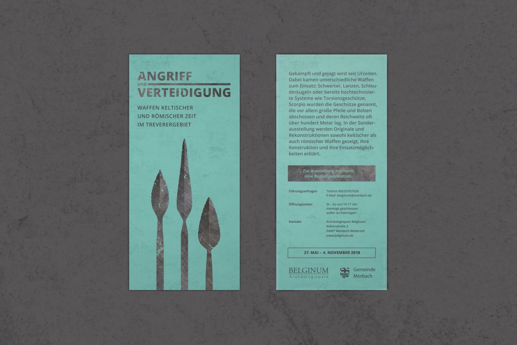 Ausstellungsdesign Kelten & Römer für Archäologiepark Belginum