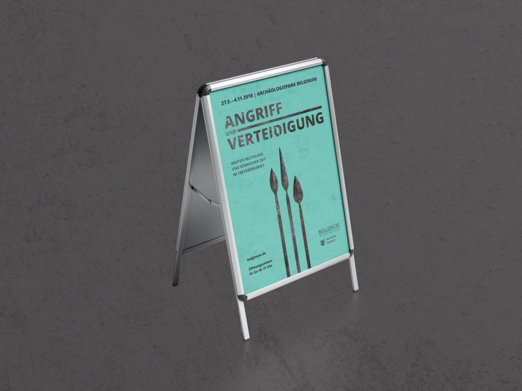 Ausstellungsdesign Kelten & Römer für Archäologiepark Belginum