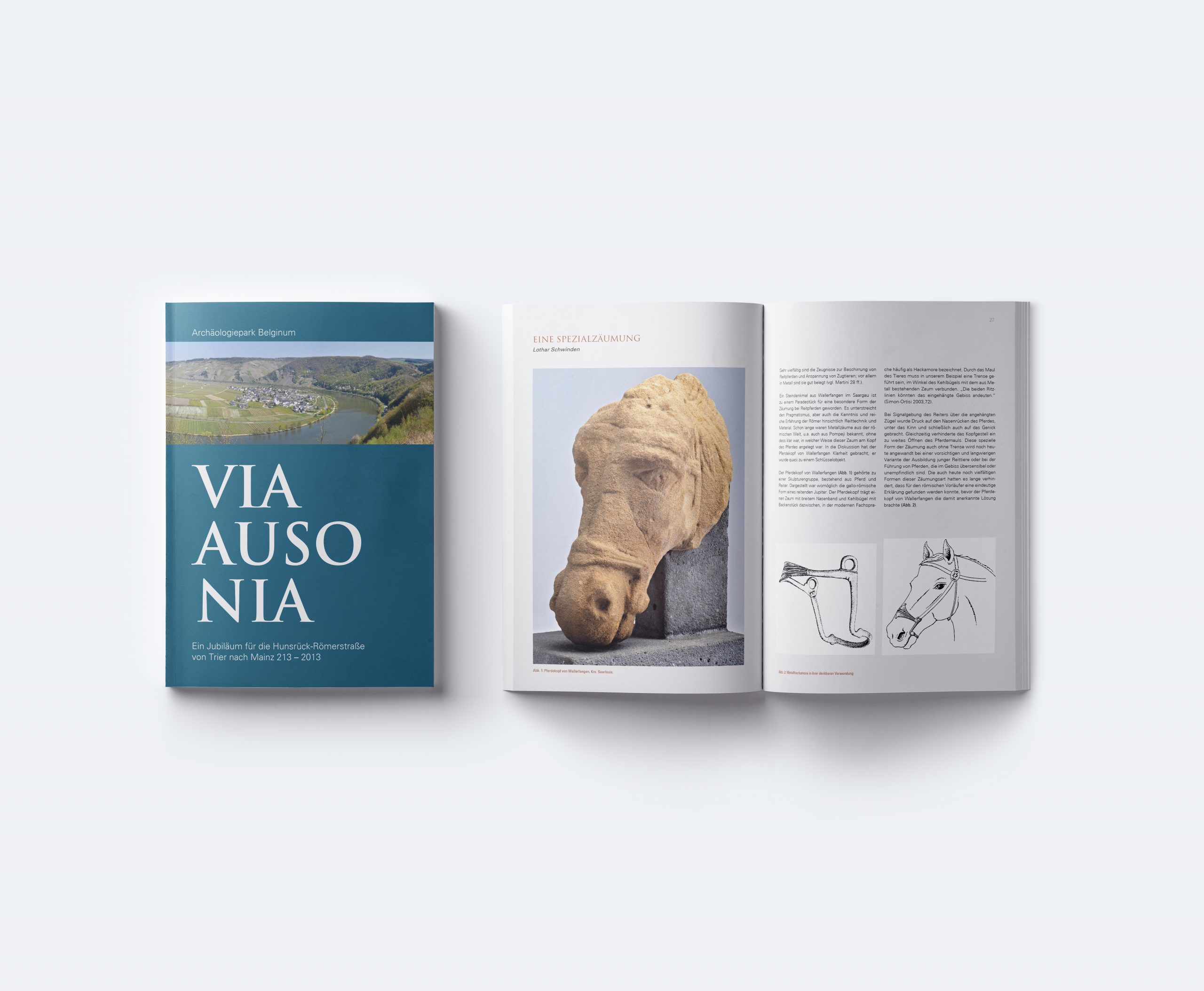 Ausstellungsdesign Via Ausonia für Archäologiepark Belginum