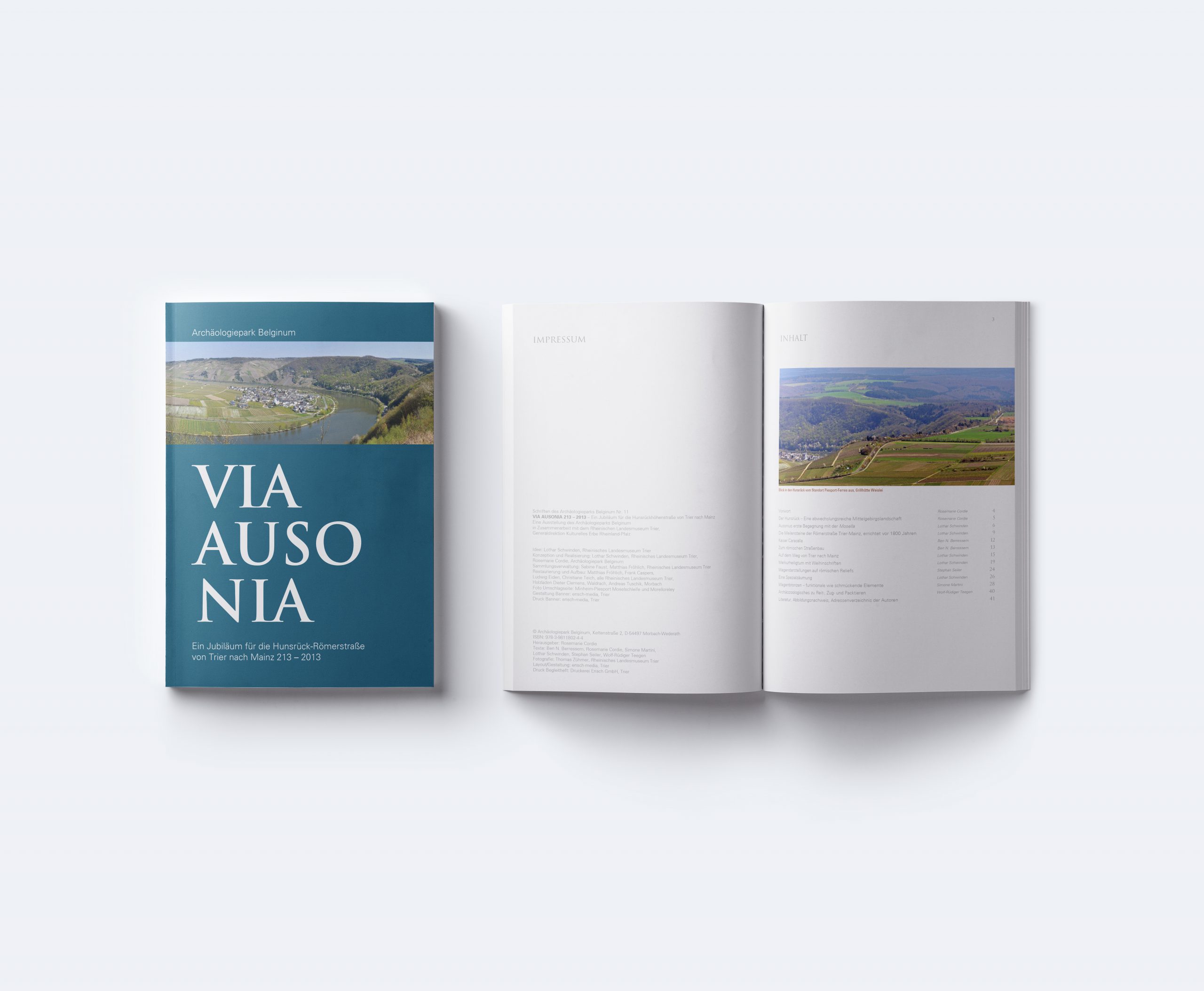 Ausstellungsdesign Via Ausonia für Archäologiepark Belginum