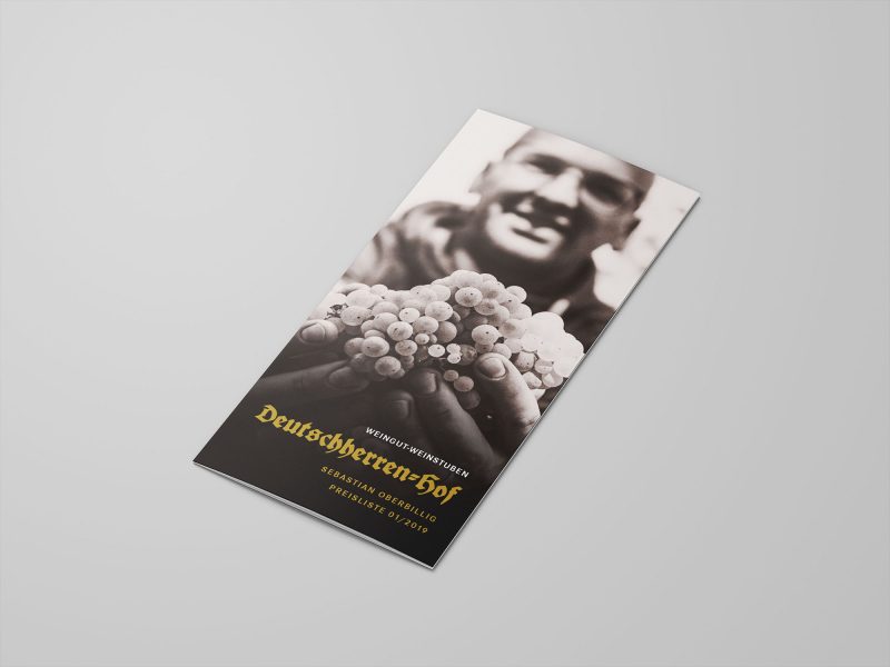 Layout Preisliste für Deutschherrenhof Trier