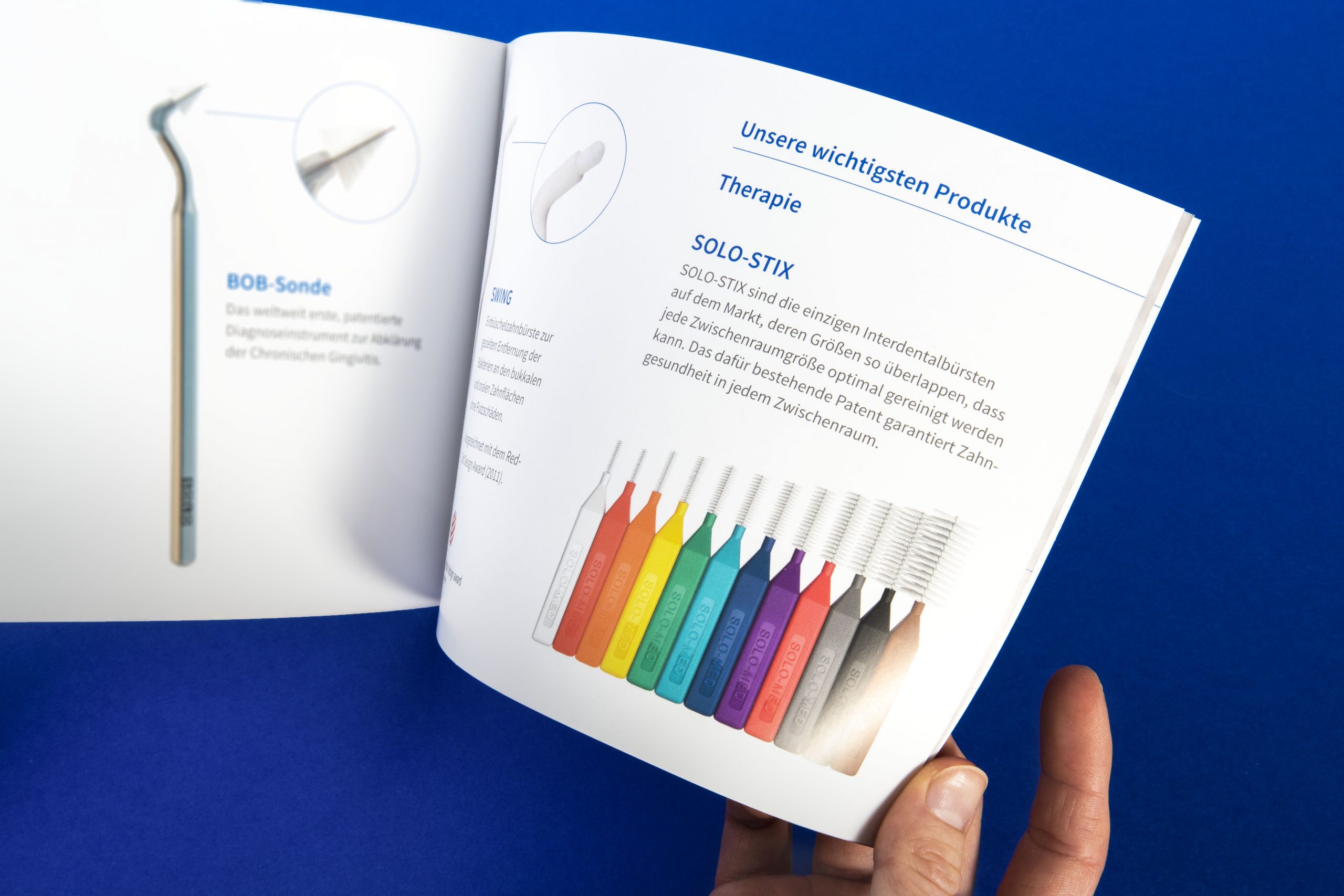 Broschüre im Corporate Design SOLOMED