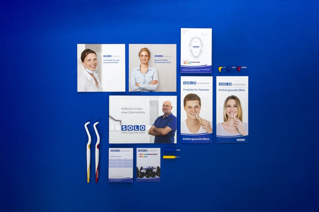 Layout Flyer im Corporate Design SOLOMED