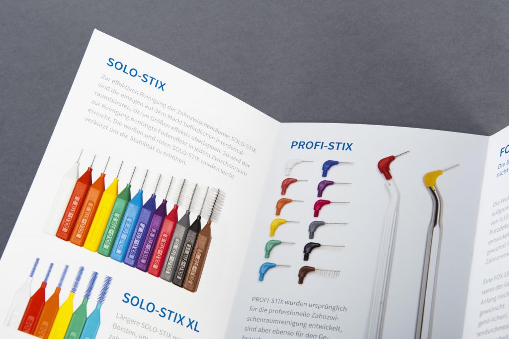 Layout Flyer für SOLOMED