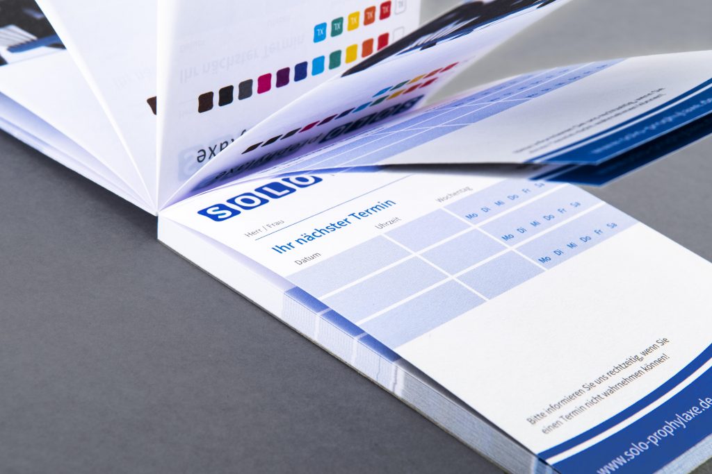 Terminblock im Corporate Design SOLOMED