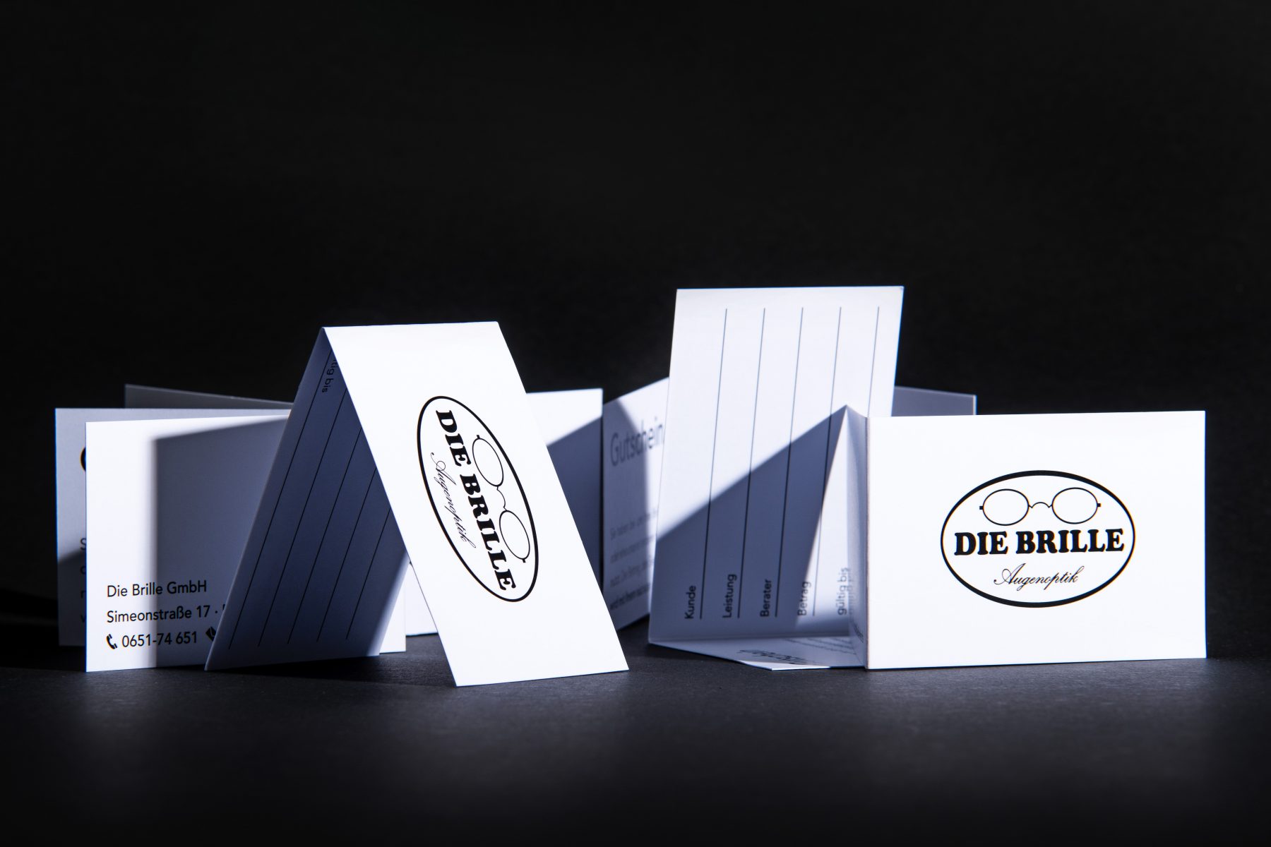 Visitenkarten Corporate Design Die Brille Trier