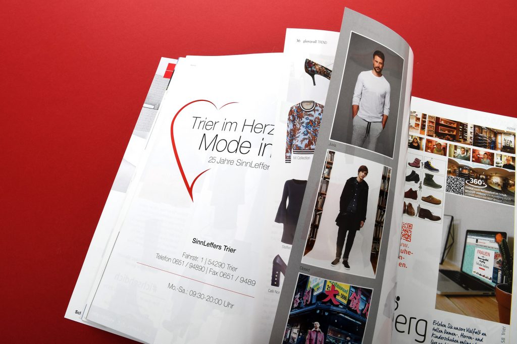Editorial Design für glanzvoll Magazin