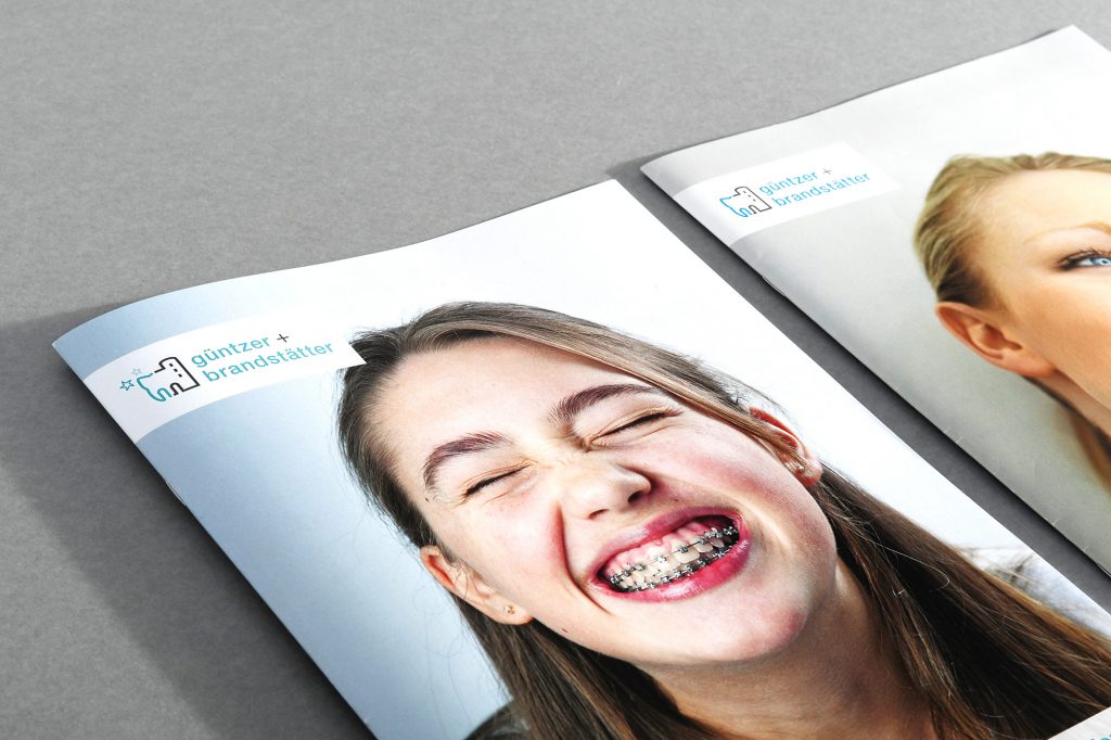 Broschüre Corporate Design für Güntzer + Brandstätter