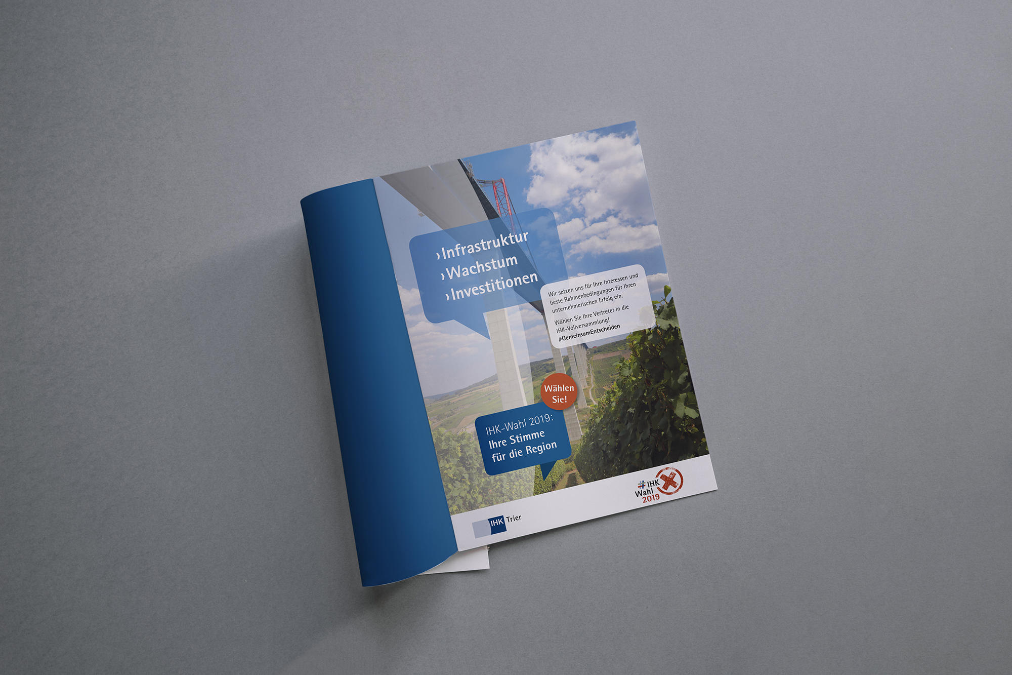 Corporate Design Magazin für IHK Trier