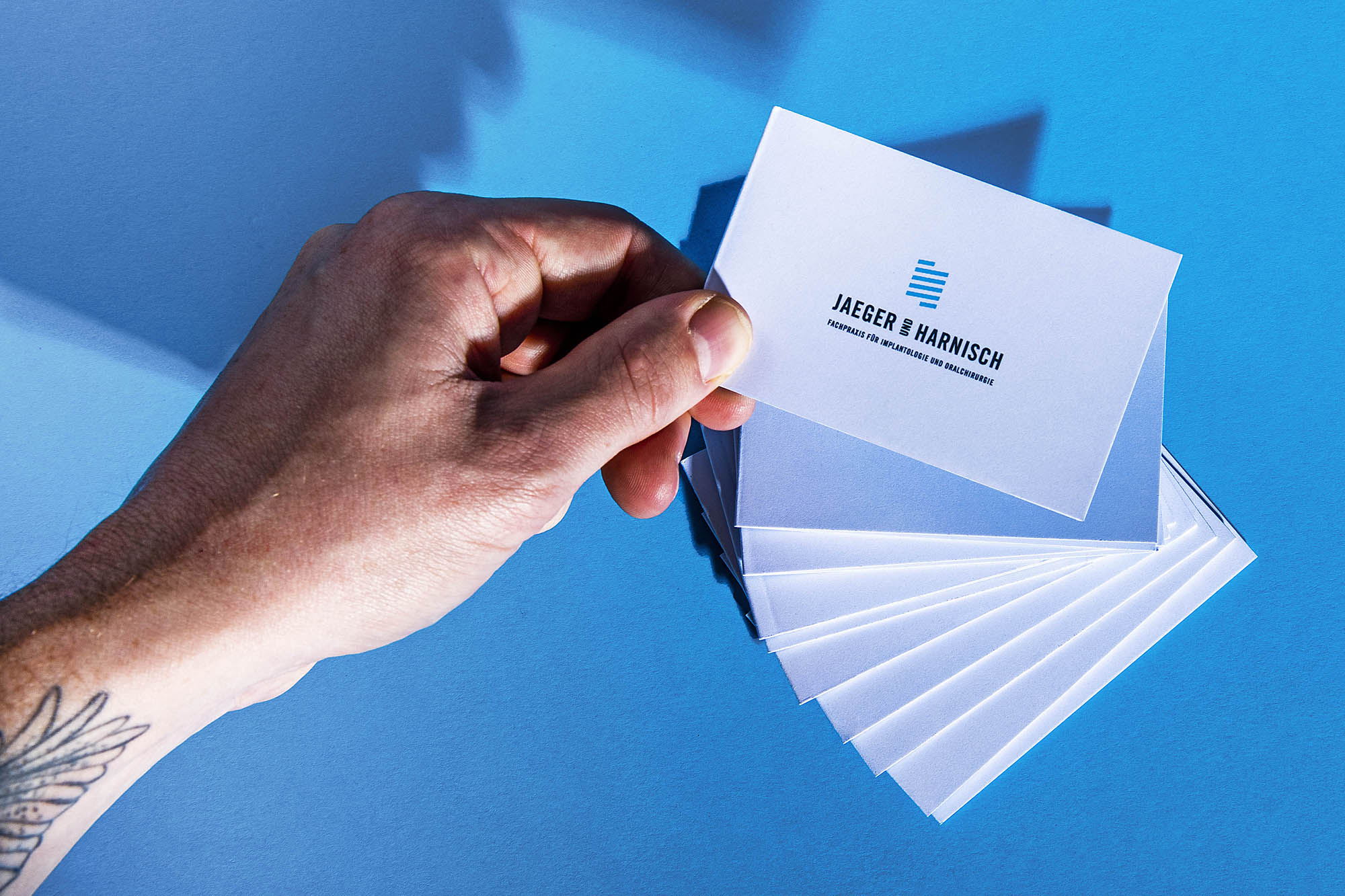 Visitenkarte Corporate Design für Jaeger und Harnisch