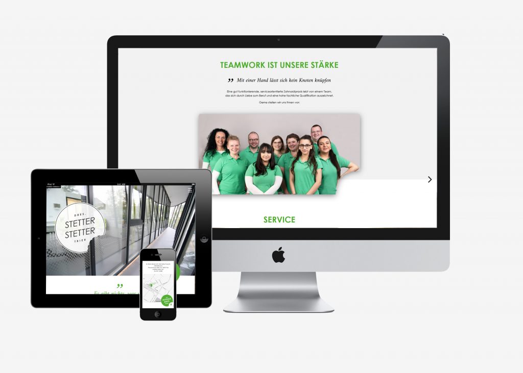 Responsives Webdesign Praxis Dres. Stetter & Stetter