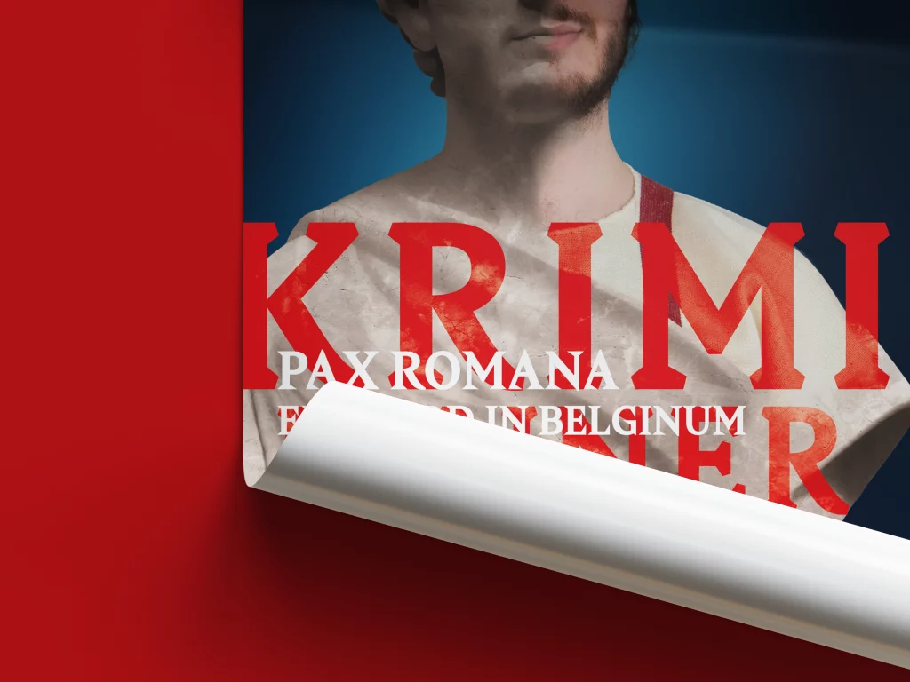 Bild von teilweise eingerolltem Plakat