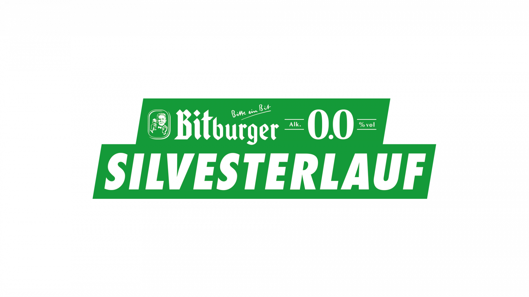 Das Logo des Bitburger 0,0%-Silvesterlaufs in Trier.