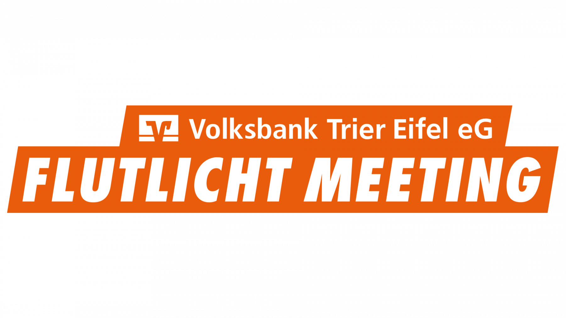 Das Logo des Volksbank-Trier Eifel-Flutlichtmeetings.